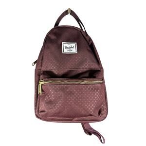 Herschel Supply Nova Mini Backpack Maroon Multi Tonal